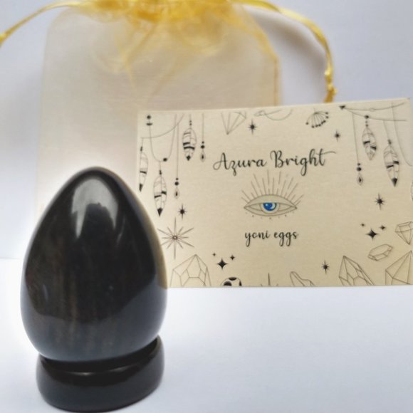 Other Obsidian Stone Yoni Egg How To Use Instructions Included Tao